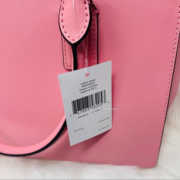 Carnation pink Cameron medium satchel kate spade - Picture 9 of 10